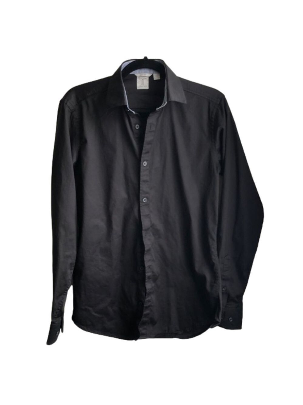 Tristan Black Fitted Shirt
